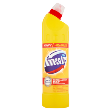 Domestos Zagęszczony płyn czyszcząco-dezynfekujący Citrus 650+100ml